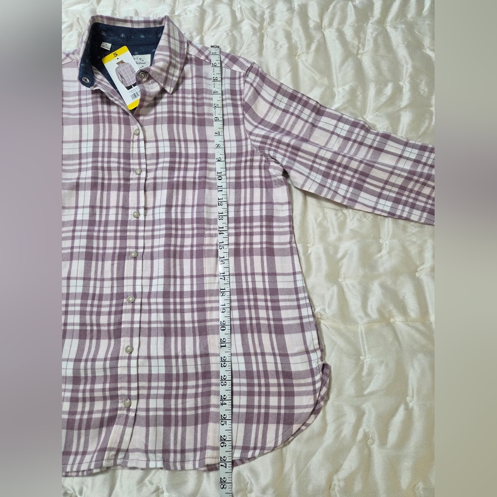 NWT Jachs Girlfriend Plaid Shirt. - Picture 8 of 9